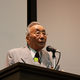 Former President Kumagai (2011 Homecoming Day)