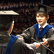 Graduation Ceremony and Graduate School Commencement Ceremony Celebrated at Osaka-Jo Hall
