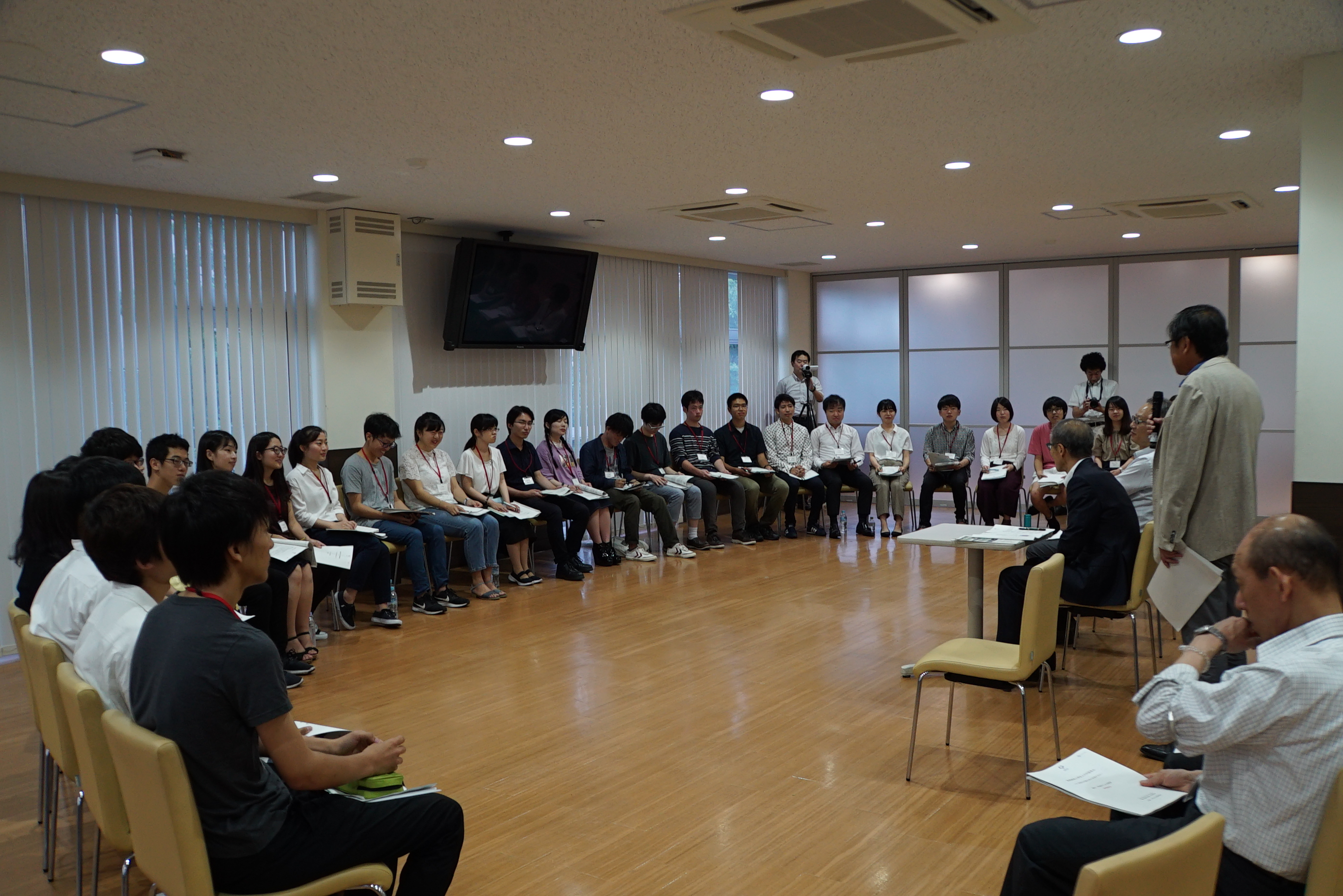 西尾総長と学生の対話集会が開催されました