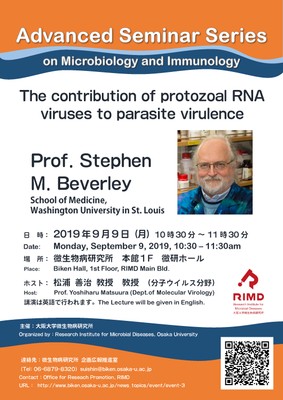Advanced Seminar Series - The contribution of protozoal RNA viruses to parasite virulence