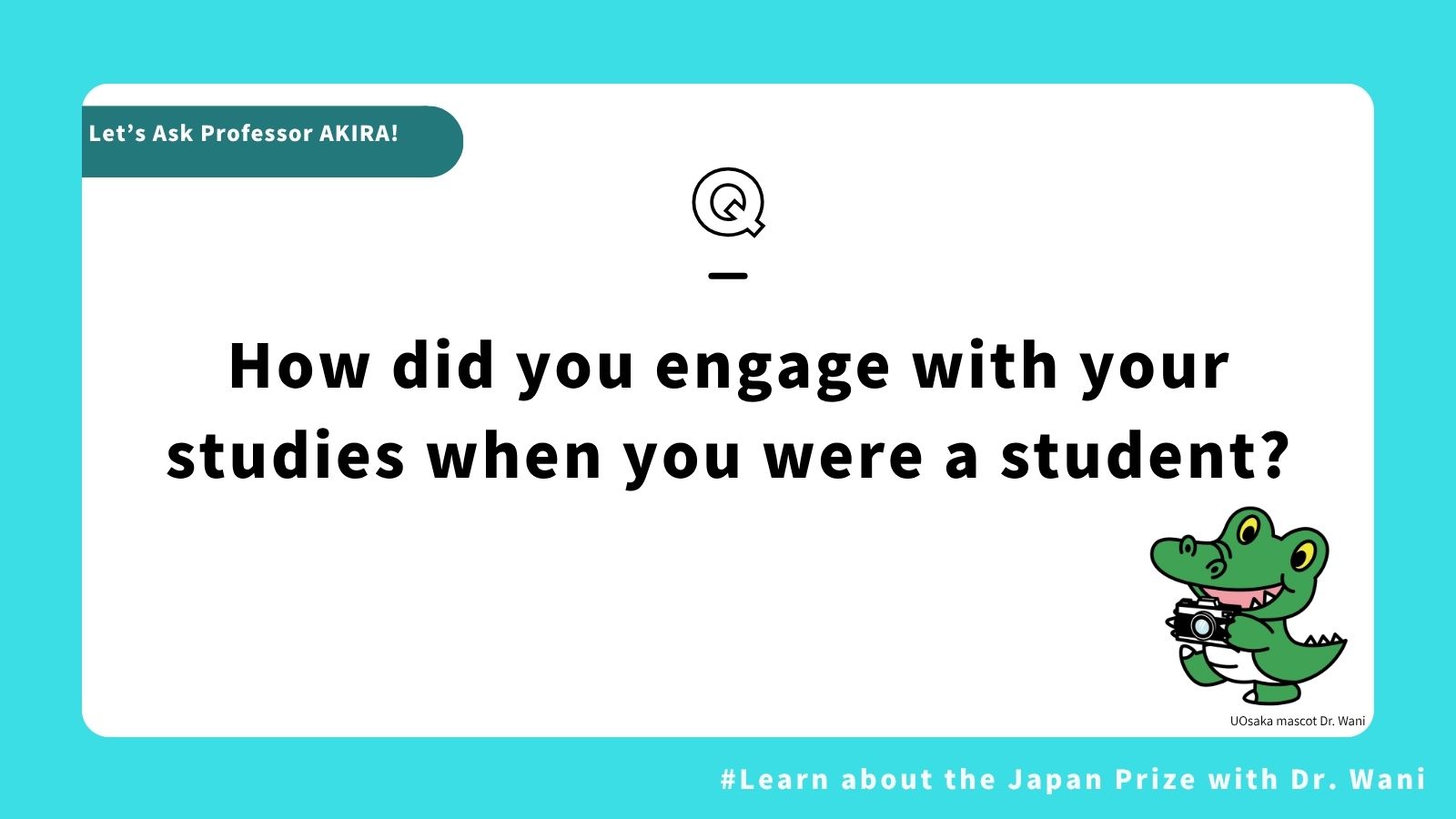 Celebrating Distinguished Professor AKIRA Shizuo, Winner of the 2026 Japan Prize