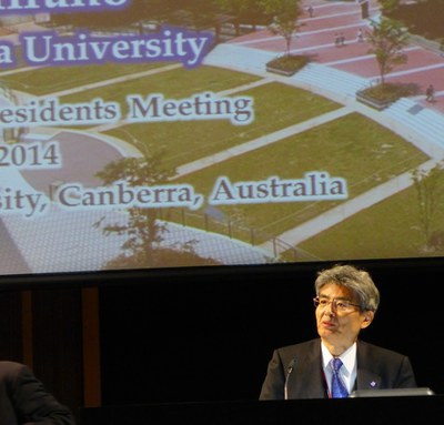 President Hirano at APRU meeting