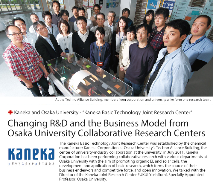 Changing R&D and the Business Model from Osaka University Collaborative Research Centers