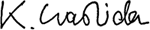 Washida's signature