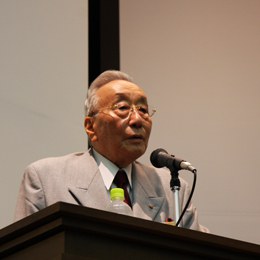 Former President Kumagai (2011 Homecoming Day)