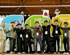 Joint team JoiTech from Osaka University and Osaka Institute of Technology wins 1st prize in RoboCup 2013 in the Netherlands