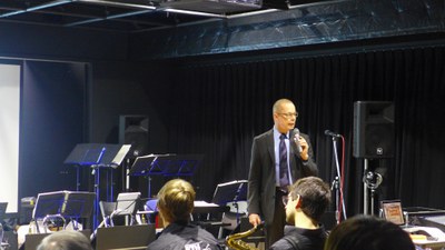 Mr. Hagström makes a presentation