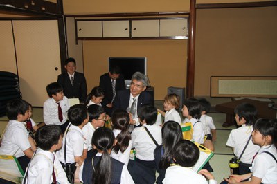 the president and children