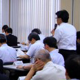 Seminar held featuring Dr. Kawata, Director, The Promotion and Mutual Aid Corporation for Private Schools of Japan