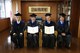 Dr. OKUDA Jun and Dr. Jochen Büchs of RWTH Aachen University receive honorary degrees from Osaka University