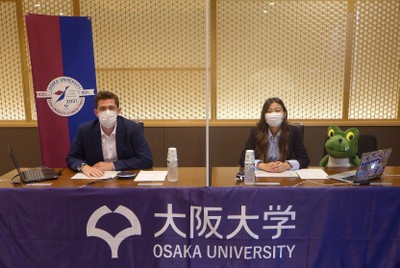 Award Ceremony for the Osaka University Student Movie Contest and International Student SDGs Forum held online