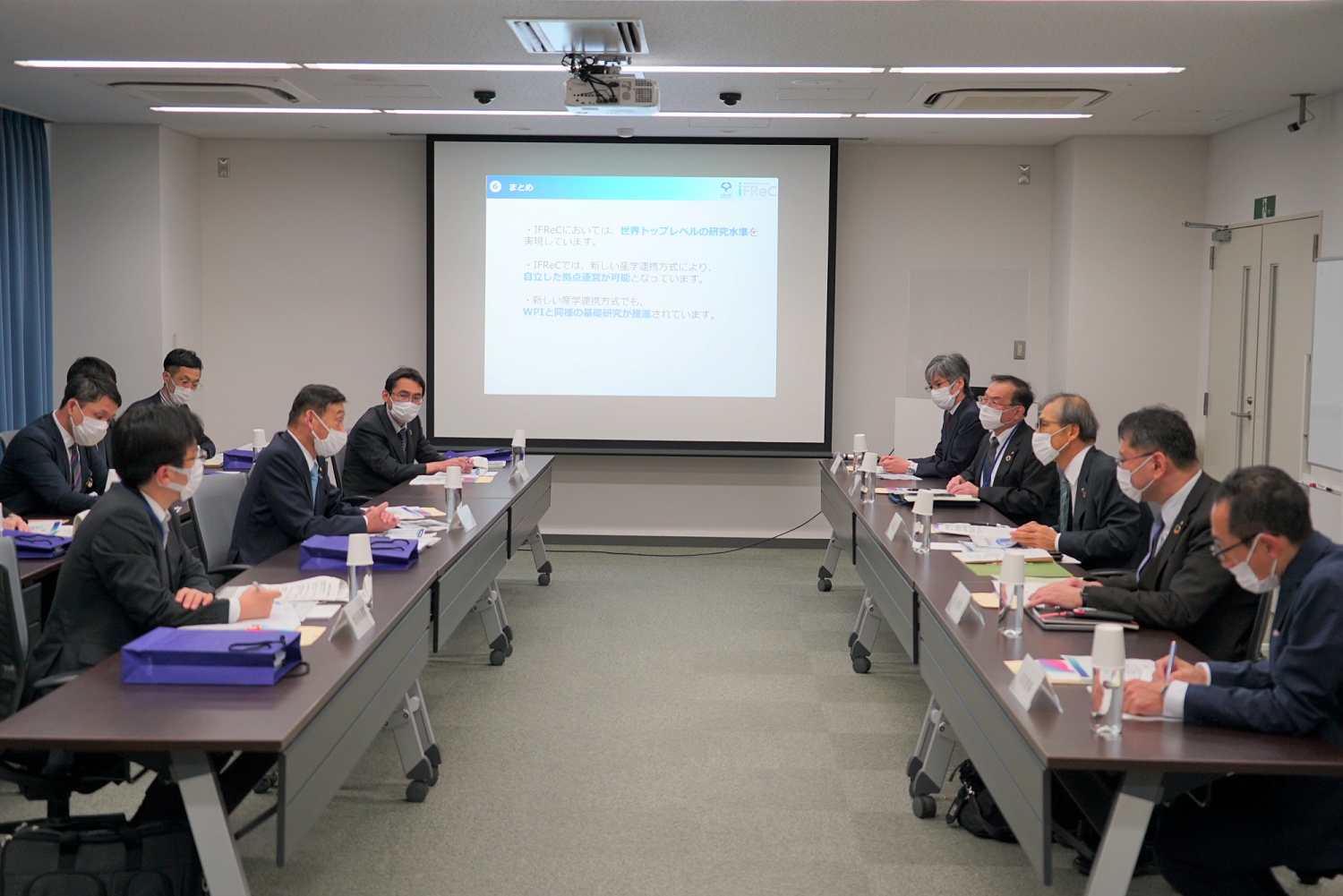Minister of Education, Culture, Sports, Science and Technology (MEXT) SUEMATSU Shinsuke visits Osaka University