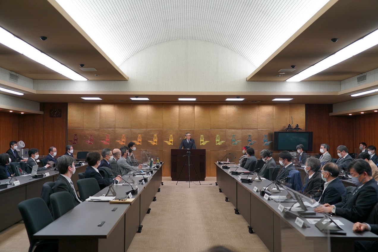 President Nishio offers New Year’s Greetings