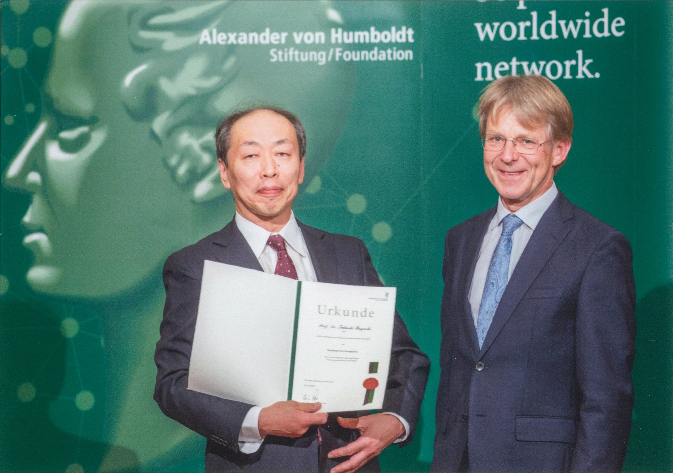 Professor HAYASHI Takashi (Graduate School of Engineering) wins Humboldt Research Award