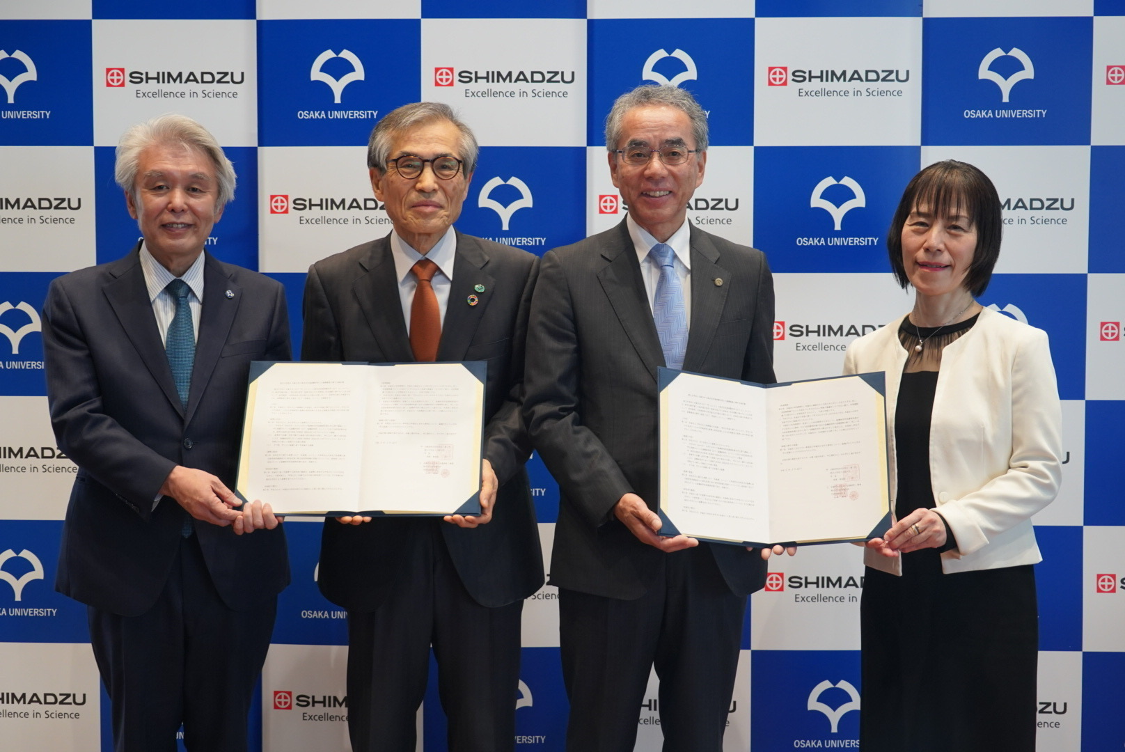 Osaka University and Shimadzu Corporation sign Comprehensive Collaboration Agreement