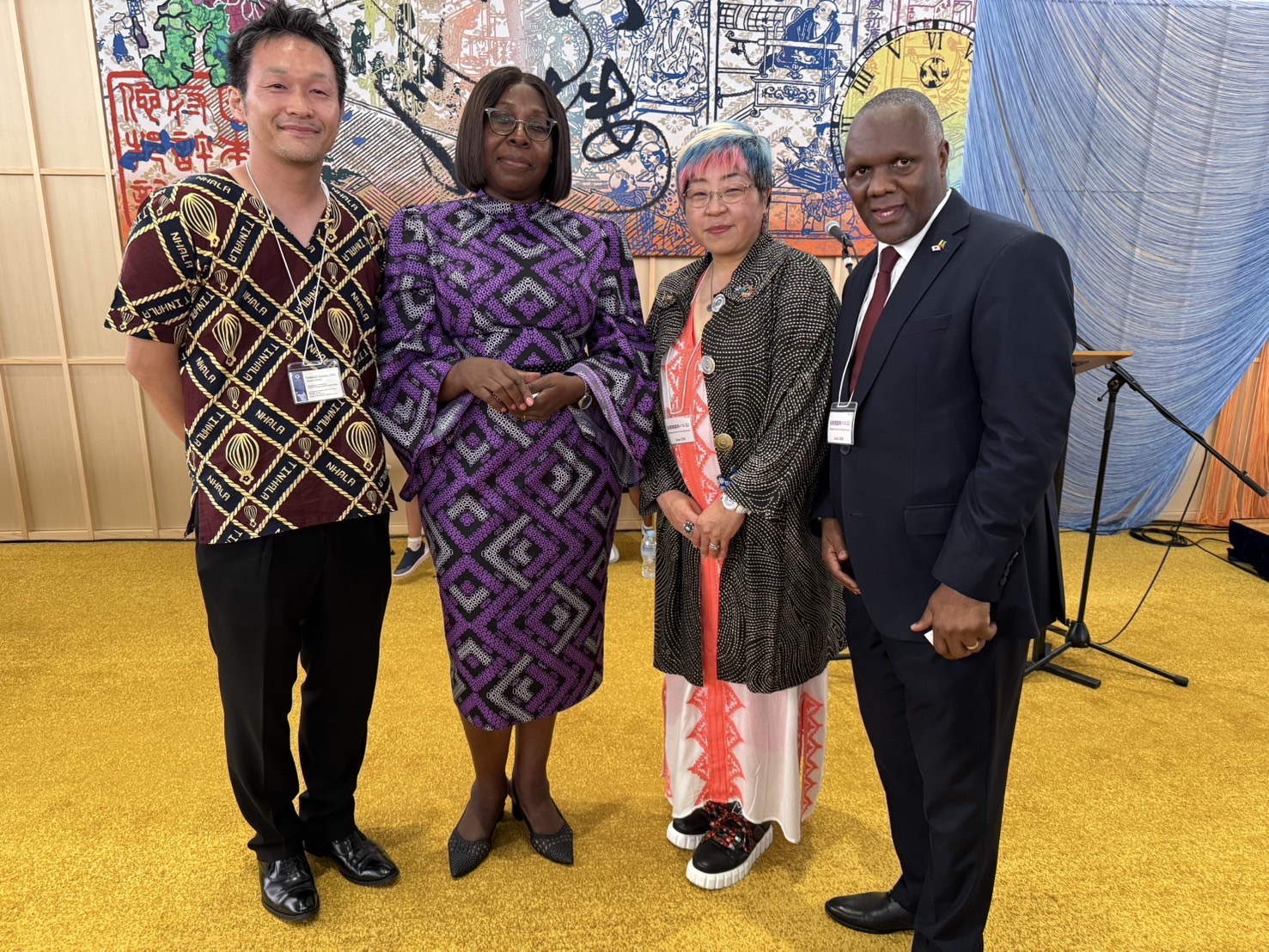 🔴Expo 2025 Osaka Kansai × The University of Osaka!🔵 Faculty and students of the Portuguese major in the School of Foreign Studies invited to the National Day of Mozambique