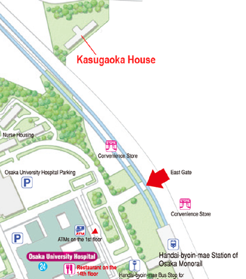 Kasugaoka House access map 1