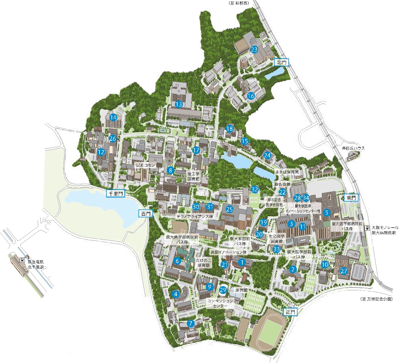 大阪工業大学 マップ | 大阪工業大学大宮キャンパス 行き方 – DSCP