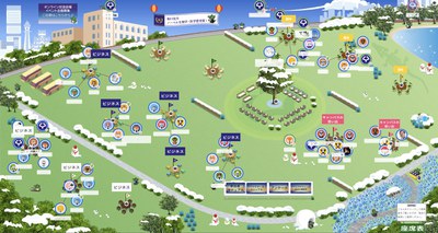 冬のキャンパスをイメージしたオンライン交流会場で、多くの阪大ファミリーの皆様に交流いただきました。 - コピー.jpg