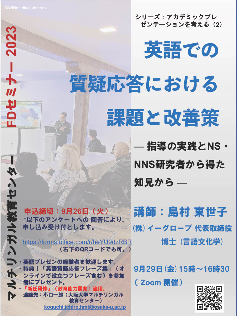 英語での質疑応答における課題と改善点--指導の実践とNS・NNS研究者から得た知見から--