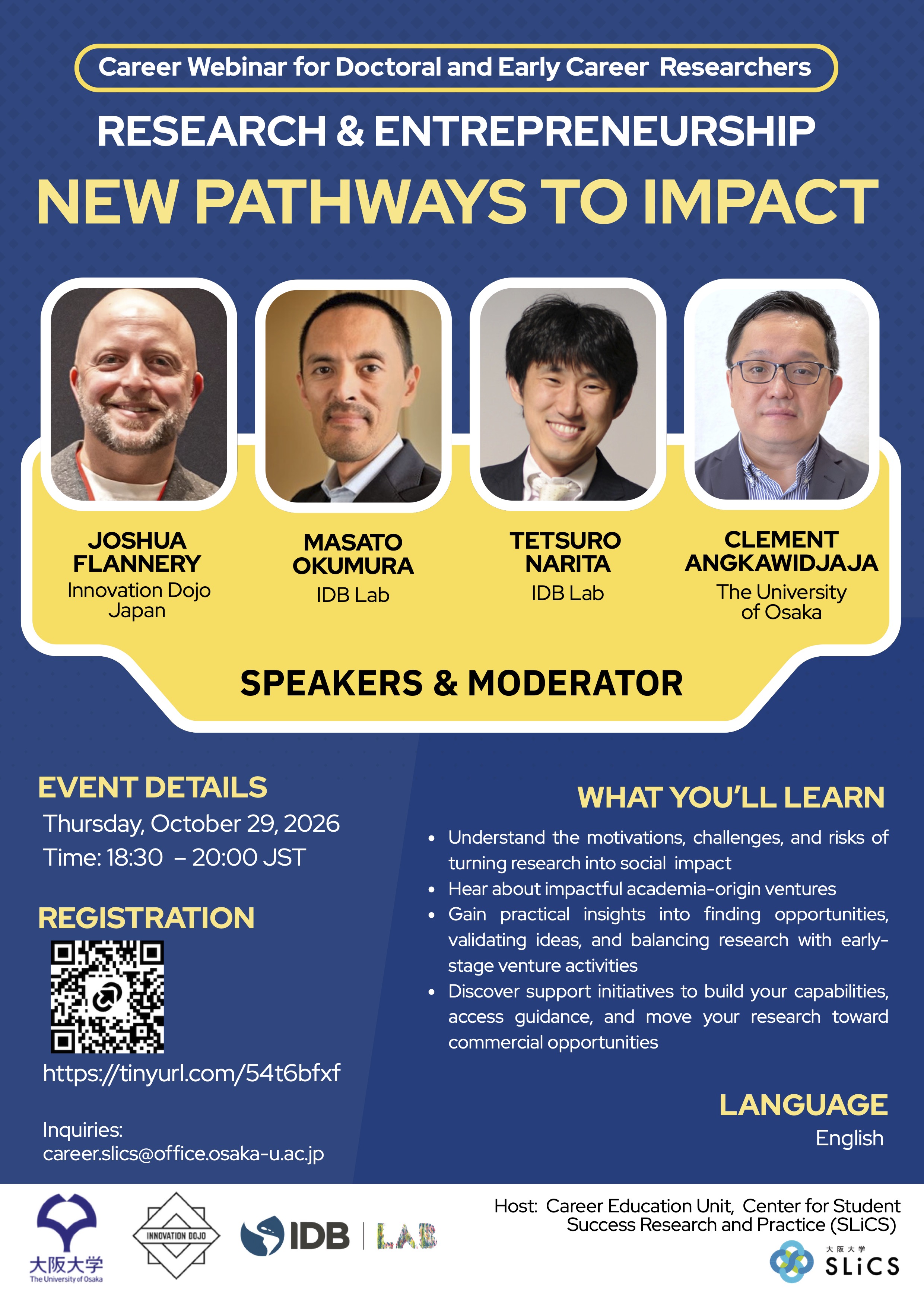 Research & Entrepreneurship: New Pathways to Impact