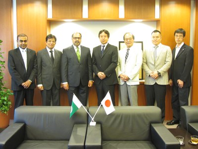 駐日パキスタン大使・領事来訪