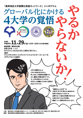 「阪神地区大学国際化推進ネットワーク」ポスター