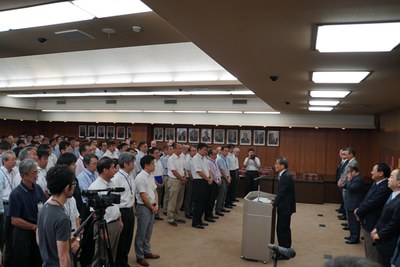 西尾総長挨拶１