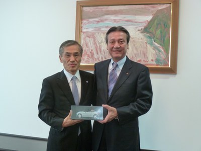 三井社長と西尾総長