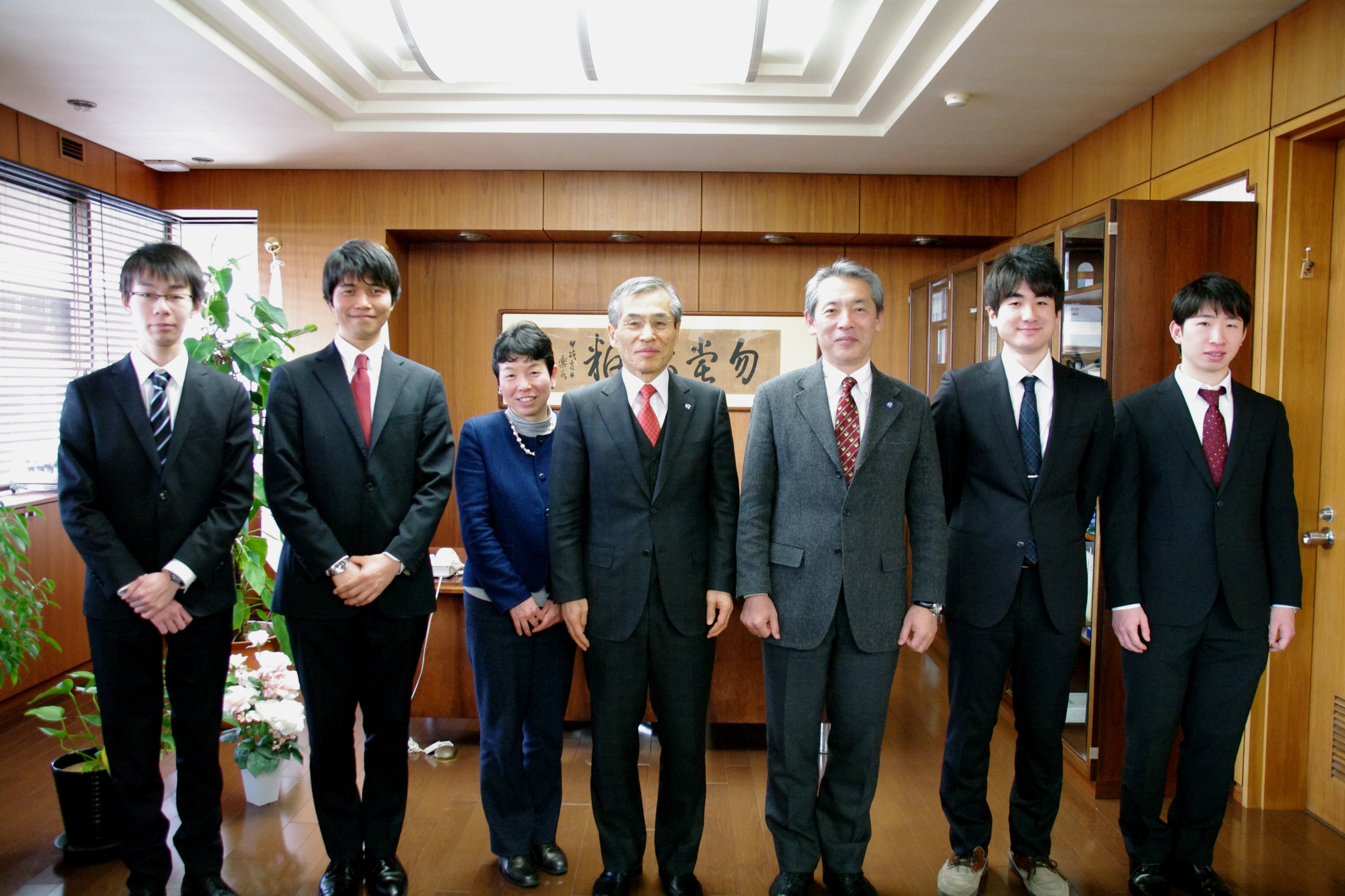 未来基金グローバル化推進事業(海外グループ研修助成金)による総長報告会を実施