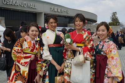 卒業式（北口）