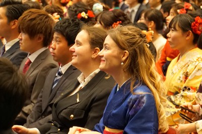 卒業式（着席風景01）