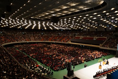 卒業式（会場全景）