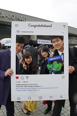 卒業式（インスタ風パネル1）