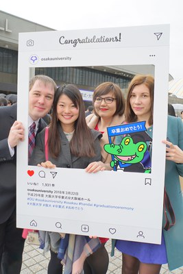 卒業式（インスタ風パネル3）