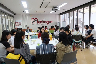 リジョフェス風景（進路相談会）