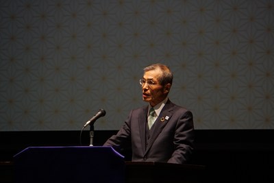 総長年頭挨拶２（大学会館）