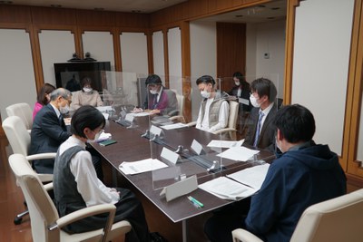 西尾総長と学生の対話会（第５回）を開催しました