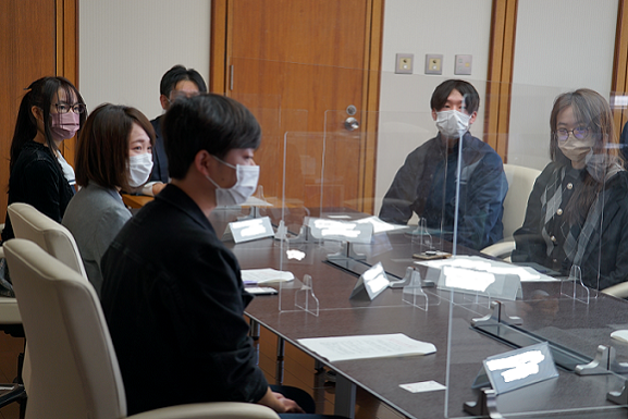 令和４年度　西尾総長と学生の対話会（第８回）を開催しました