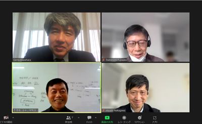 田 榮浩 教授への「Osaka University Global Alumni Fellow」授与式をオンラインにて執り行いました