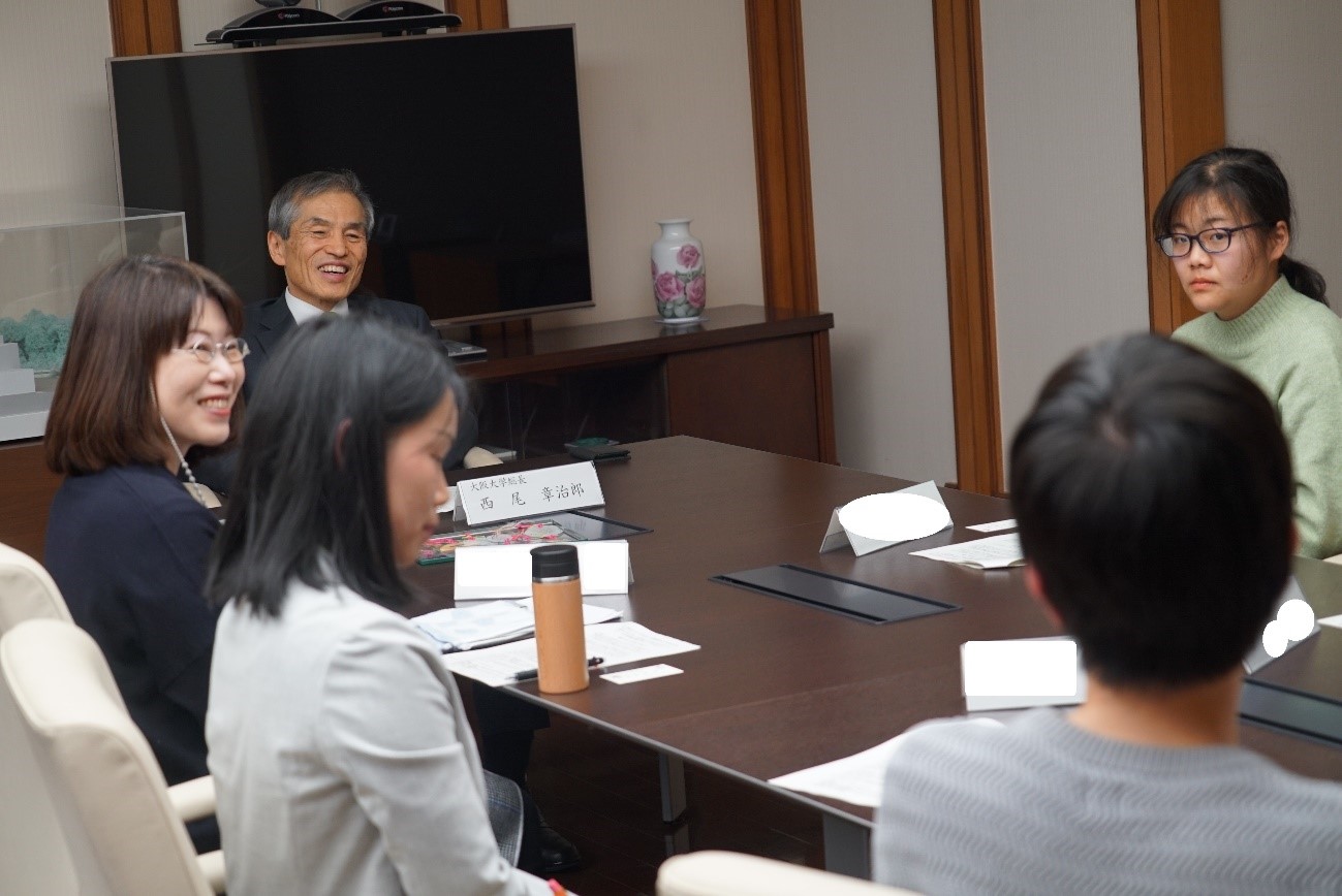 令和５年度　西尾総長と学生の対話会（第７回）を開催しました