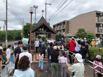 2019年6月8日（土）10：00～@豊中キャンパス　地域の方から作業上の注意等を聞く